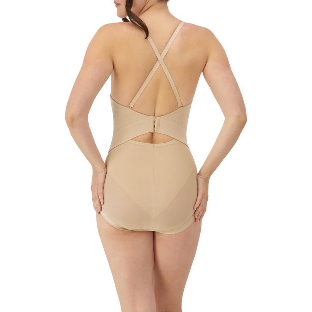 Maidenform NWT Shaper with Built-in Bra & Anti-static Shapewear Bodysuits Latte - Picture 3 of 7